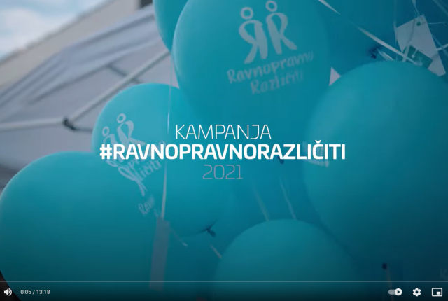 DifferentbutEqual (#RavnopravnoRazličiti) campaign 2021