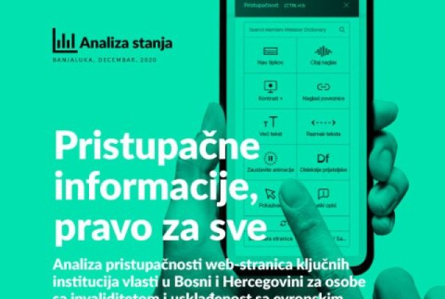 Анализа приступачности wеб-страница кључних институција власти у Босни и Херцеговини