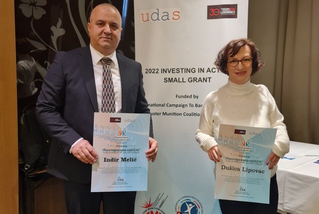 Organizacija UDAS prograsila dobitnike priznanja “Ravnopravno – različiti“ za lidere i liderke sa invaliditetom u BiH za 2022. godinu